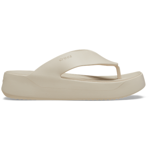 Вьетнамки Crocs Getaway Platform Flip, размер M6/W8 US, кремовый