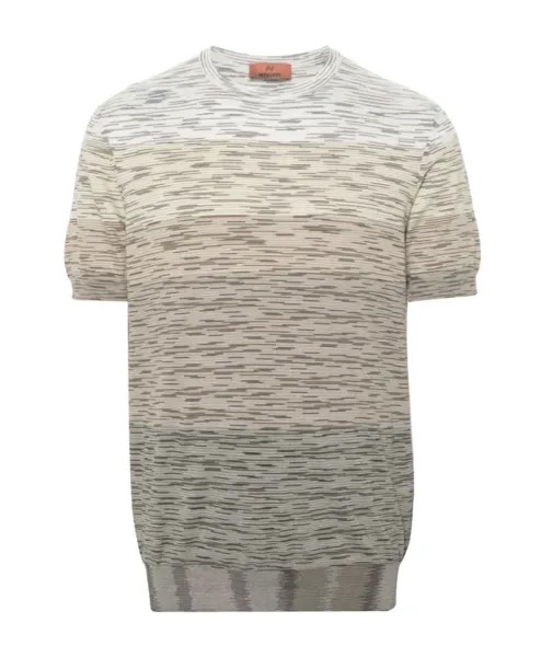 Полосатая хлопковая футболка и поло Missoni, мультиколор