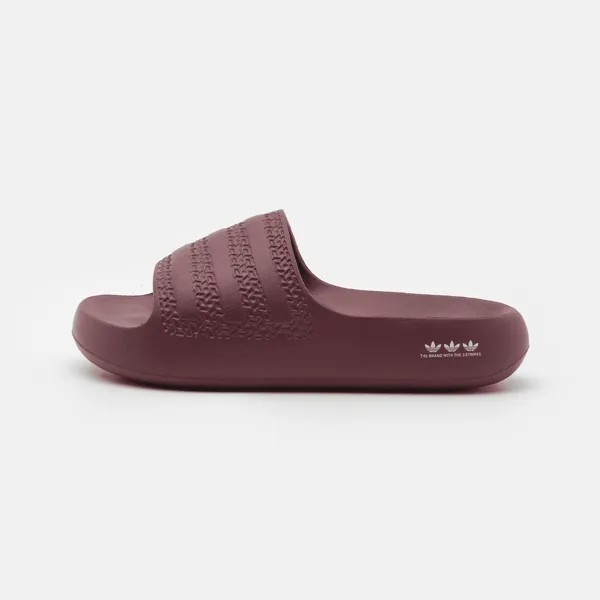 Шлепанцы для купания Adidas Originals Adilette Ayoon, бордовый/белый