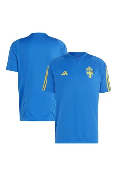 Тренировочная футболка Швеции adidas, синий