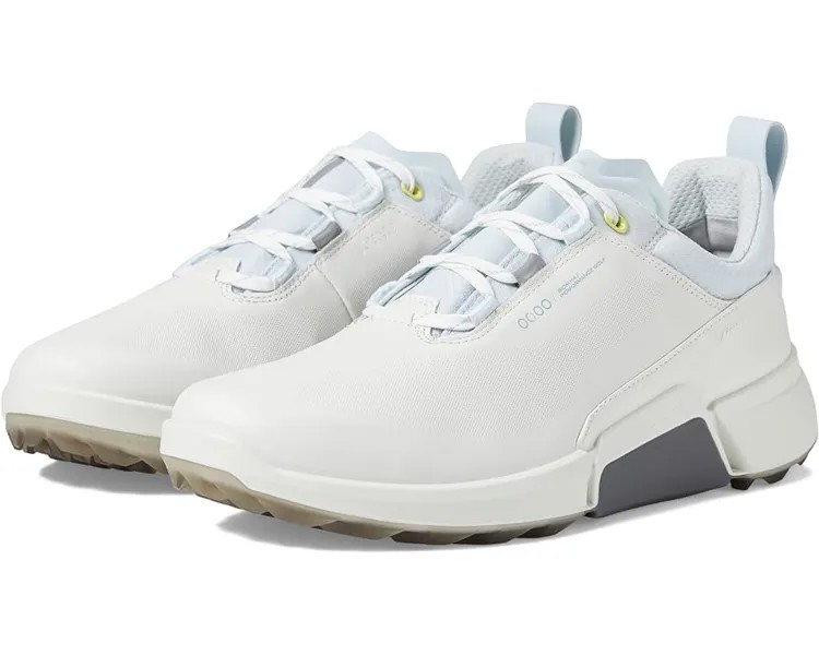 Кроссовки ECCO Golf Biom H4 GORE-TEX Waterproof Golf Hybrid, цвет White/Air Cow Leather
