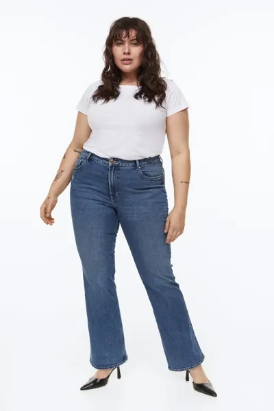 Джинсы женские H&M 1074295013 синие 58 IT (доставка из-за рубежа)
