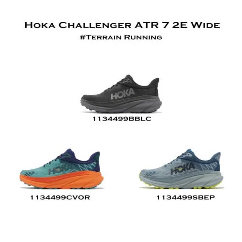 Мужские кроссовки Hoka Challenger ATR 7 2E Wide All Terrain Running Shoes Sneaker Pick 1