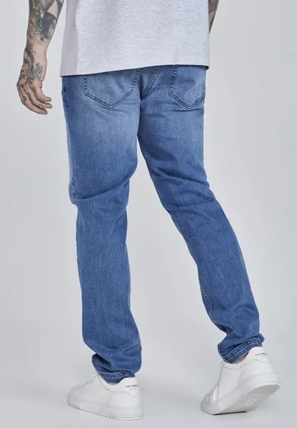 Джинсы узкого кроя SLIM FIT SIKSILK, синий