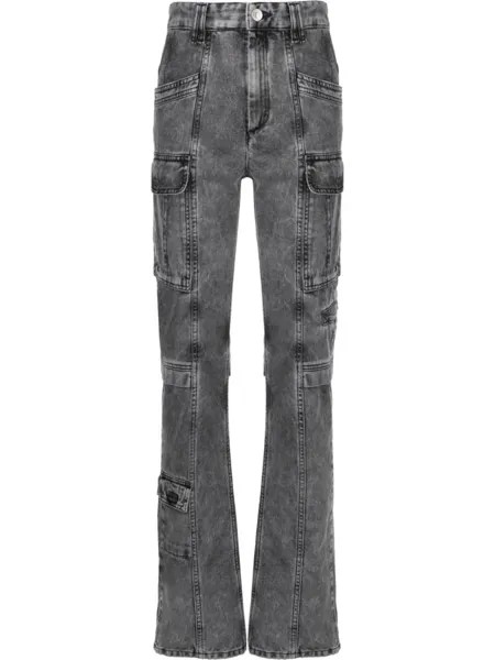 Прямые джинсы Vokayo ISABEL MARANT, серый