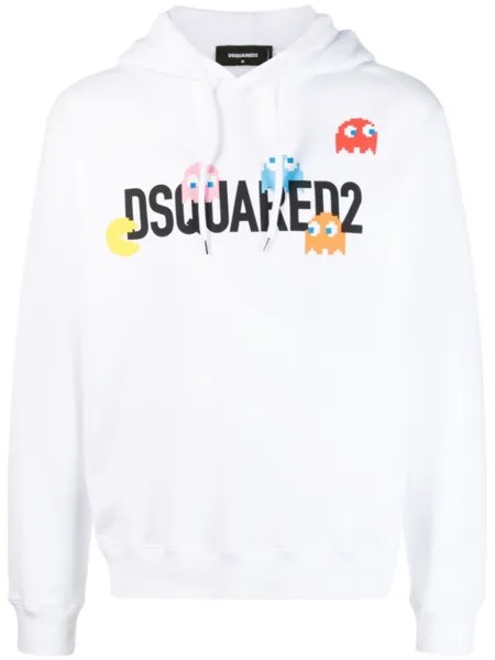 Dsquared2 худи с логотипом, белый