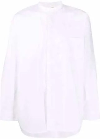 Isabel Benenato рубашка с воротником-стойкой