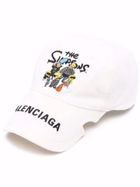 Balenciaga кепка с вышивкой The Simpsons