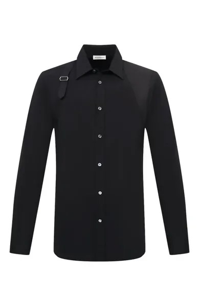Хлопковая рубашка Alexander McQueen