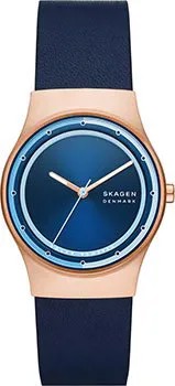 Швейцарские наручные  женские часы Skagen SKW3021. Коллекция Sol