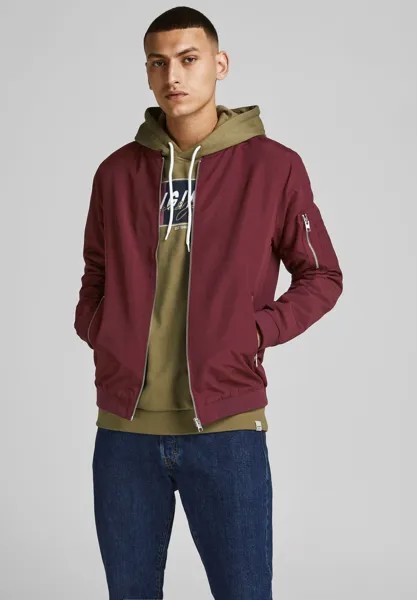Куртка-бомбер ERUSH NOOS Jack & Jones, порт рояль