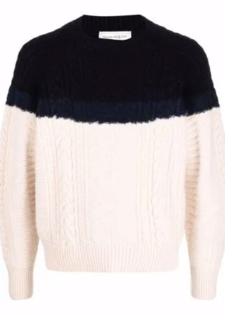 Alexander McQueen джемпер фактурной вязки