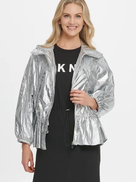Куртка женская DKNY P0AJREUY/SILXS серебристая XS