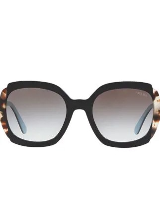 Prada Eyewear солнцезащитные очки в массивной оправе