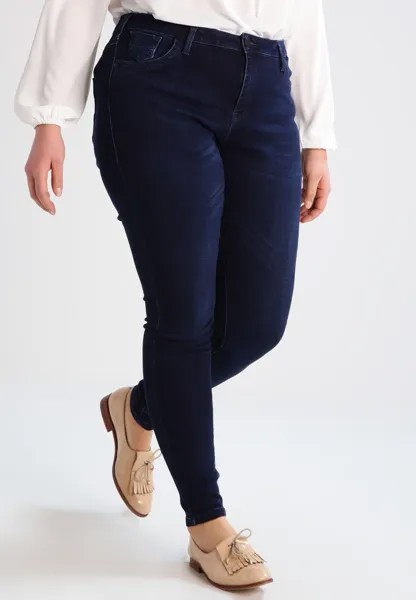 Джинсы Skinny Fit Zizzi, темно-синий