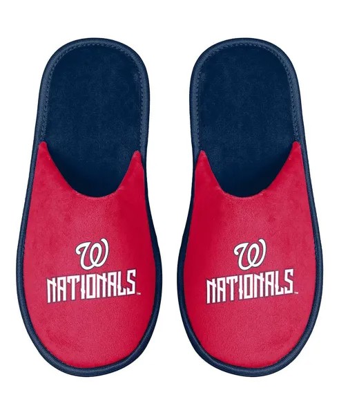 Мужские шлепанцы washington nationals scuff slide FOCO, красный