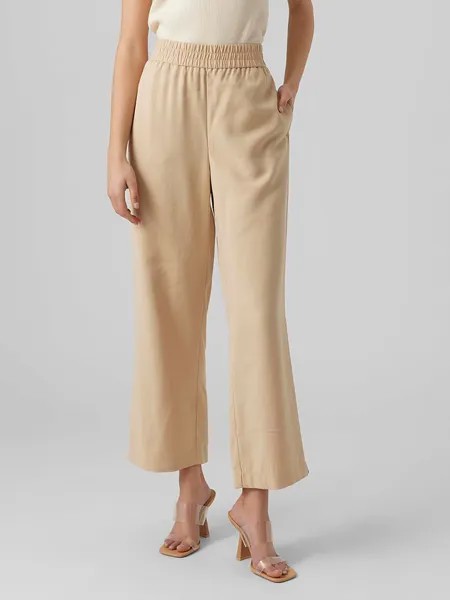 Тканевые брюки Vero Moda, бежевый