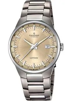 Швейцарские наручные  мужские часы Candino C4605.2. Коллекция Titanium