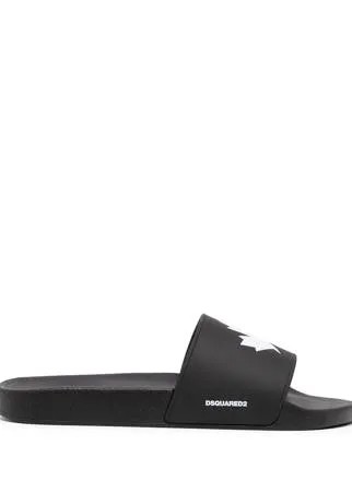Dsquared2 шлепанцы с логотипом