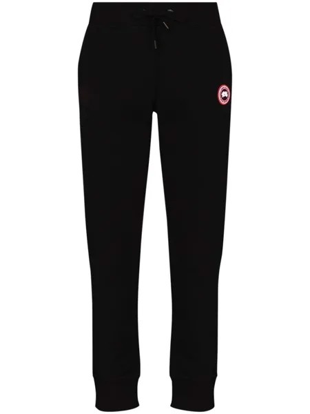 Canada Goose спортивные брюки Muskoka с нашивкой-логотипом, черный