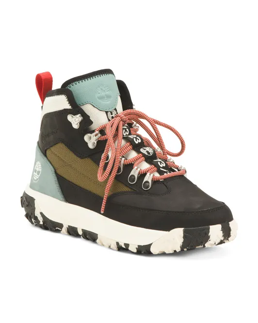 Водонепроницаемые походные ботинки средней шнуровки Timberland, черный