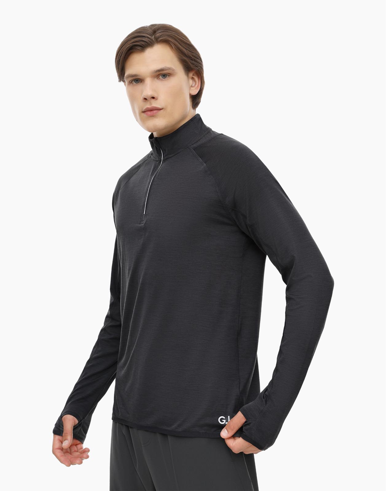 Лонгслив мужской Gloria Jeans BTO000003 серый XS