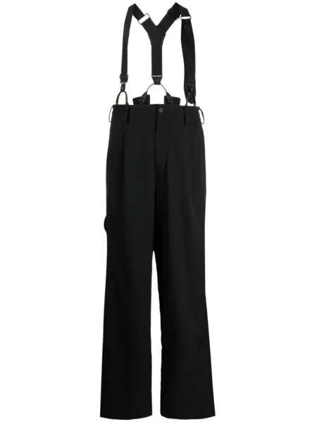 Yohji Yamamoto габардиновый комбинезон, черный