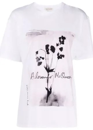 Alexander McQueen футболка с логотипом