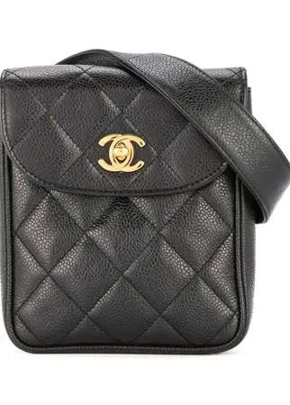 Chanel Pre-Owned сумка на пояс стеганая
