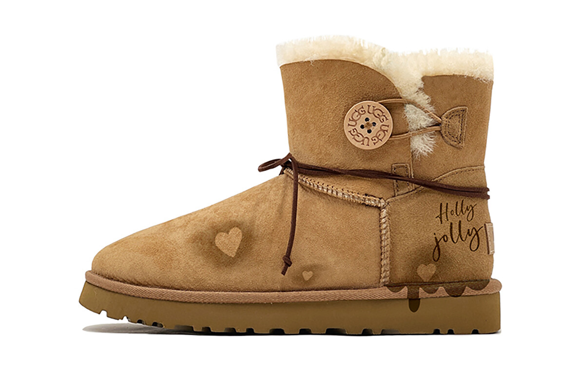 Женские зимние ботинки Mini Bailey Bow II, коричневые Ugg