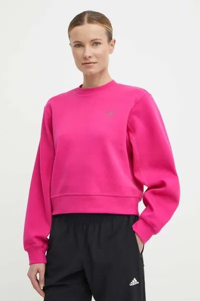 Толстовка с капюшоном adidas by Stella McCartney, розовый