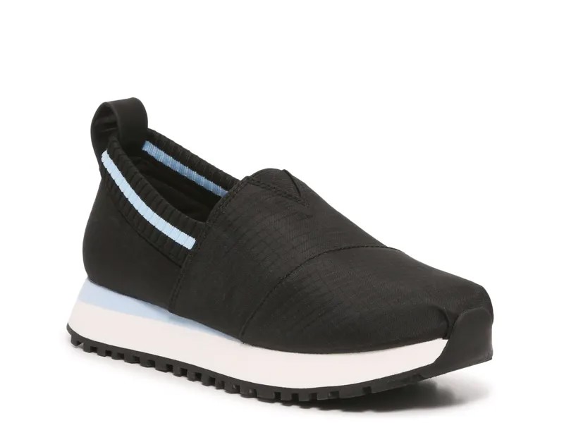 Слипоны женские Toms Resident Jogger 2.0, черный / синий