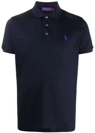 Ralph Lauren Purple Label рубашка поло с вышитым логотипом