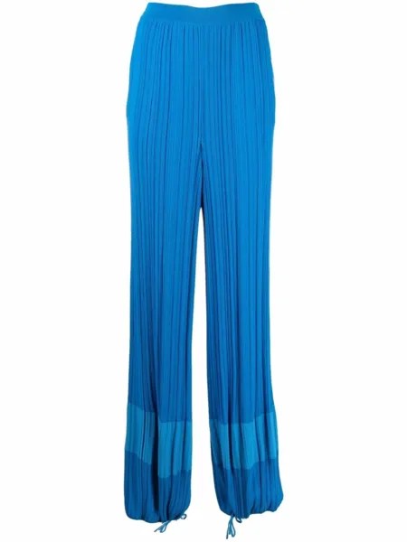Stella McCartney спортивные брюки в стиле колор-блок, синий