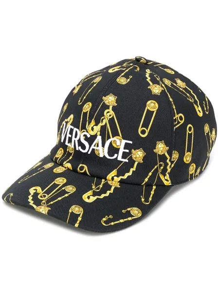 Versace кепка с принтом