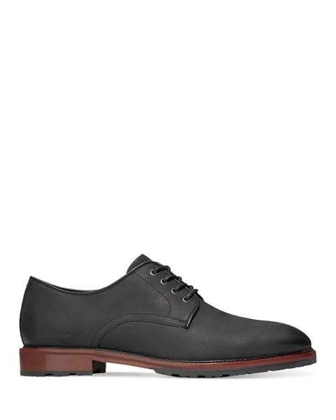 Мужские оксфорды Berkshire на шнуровке и подошве Cole Haan, цвет Black