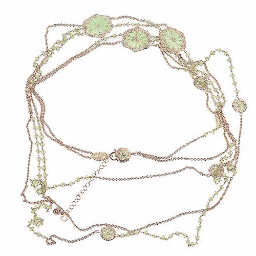 Колье ELEMENT47, серебро, 925 проба, длина 90 см.