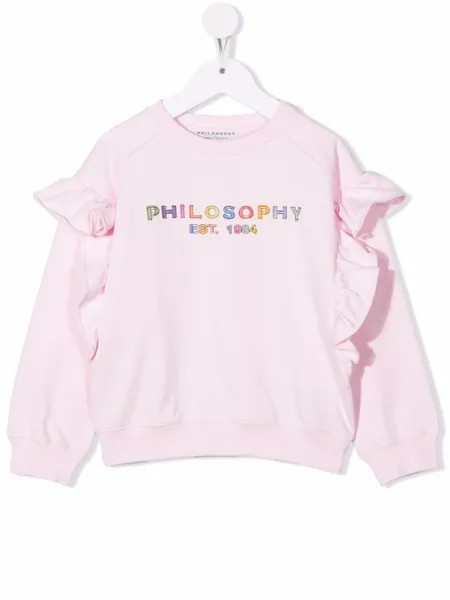 Philosophy Di Lorenzo Serafini Kids топ с оборками и логотипом