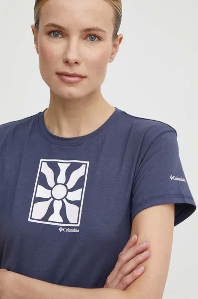 Sun Trek Спортивная футболка Sun Trek Columbia, темно-синий