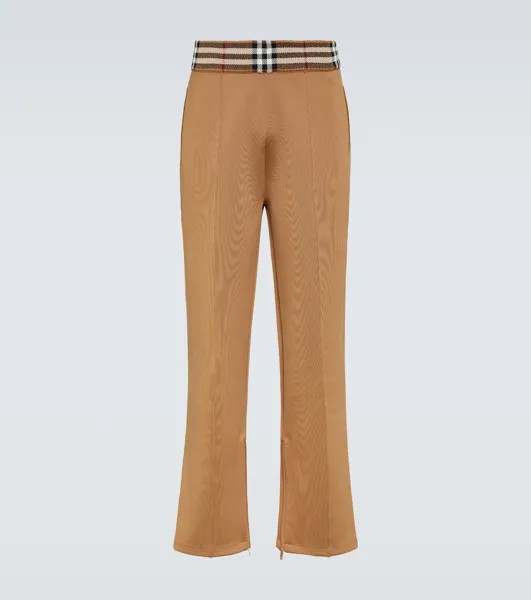 Спортивные брюки dellow Burberry, коричневый