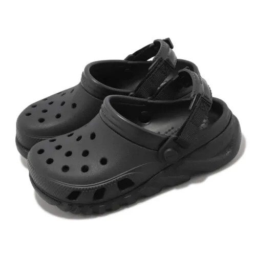 Сандалии Crocs Duet Max II 2 Clog K Black Kids Preschool Casual Slip On 208774-001