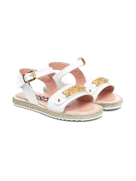 Moschino Kids сандалии с логотипом