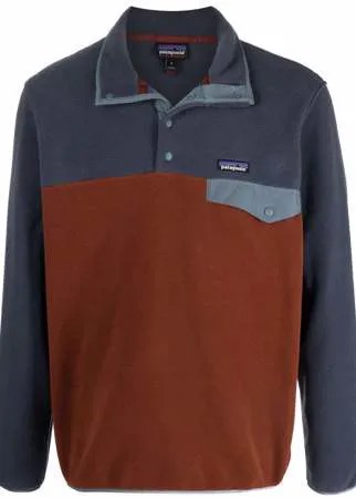 Patagonia флисовая толстовка с логотипом