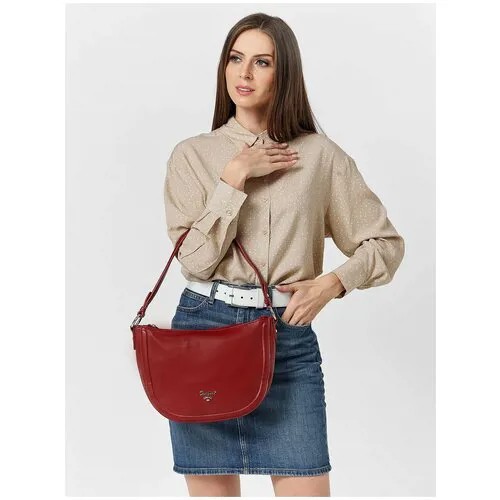 Сумка  кросс-боди DAVID JONES повседневная, экокожа, черный