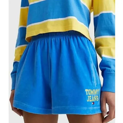 Шорты  Tommy Jeans, размер L, синий, голубой