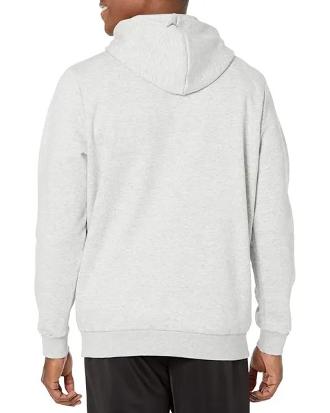 Худи PUMA Essentials+ Embroidery Logo Fleece Hoodie, цвет Light Gray Heather