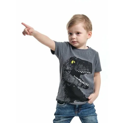 Футболка Mini Maxi, размер 122, серый