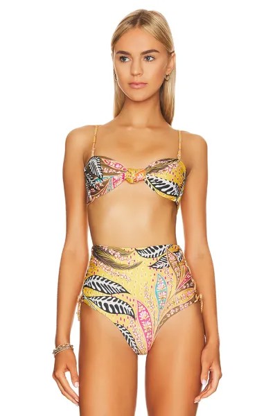 Топ бикини Agua Bendita Lucille Reversible, цвет Dijon