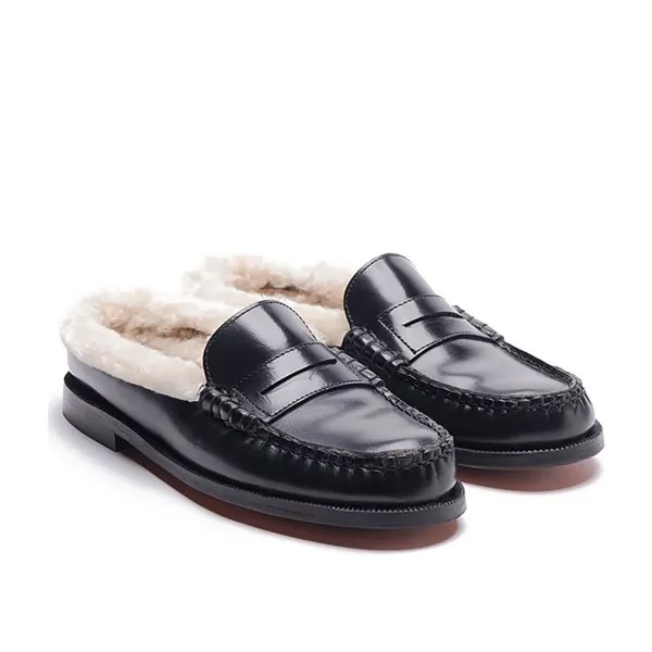 Сабо Sebago Dan Sheepskin, черный