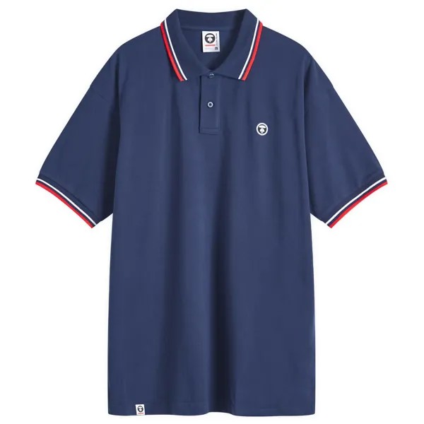 Поло Aape Heart Logo Polo, темно-синий